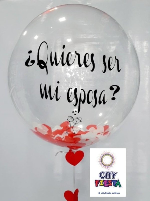 CFGP013 GLOBO PERSONALIZADO (BURBUJA)